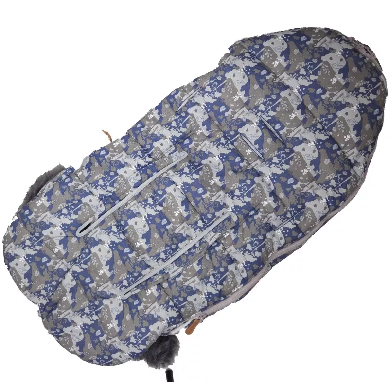 Saco de dormir para cochecito Extralink Kdiki con capucha con orejas, 100 cm