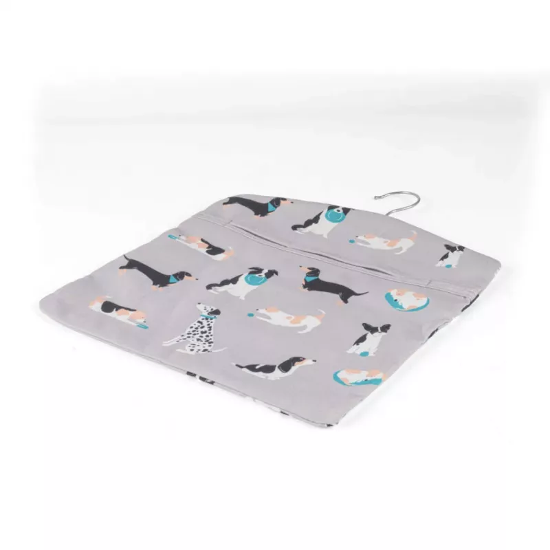 Bolsa para pinzas de ropa Beldray LA032005DFEU7 con motivo de perro, almacenaje de tela de pared