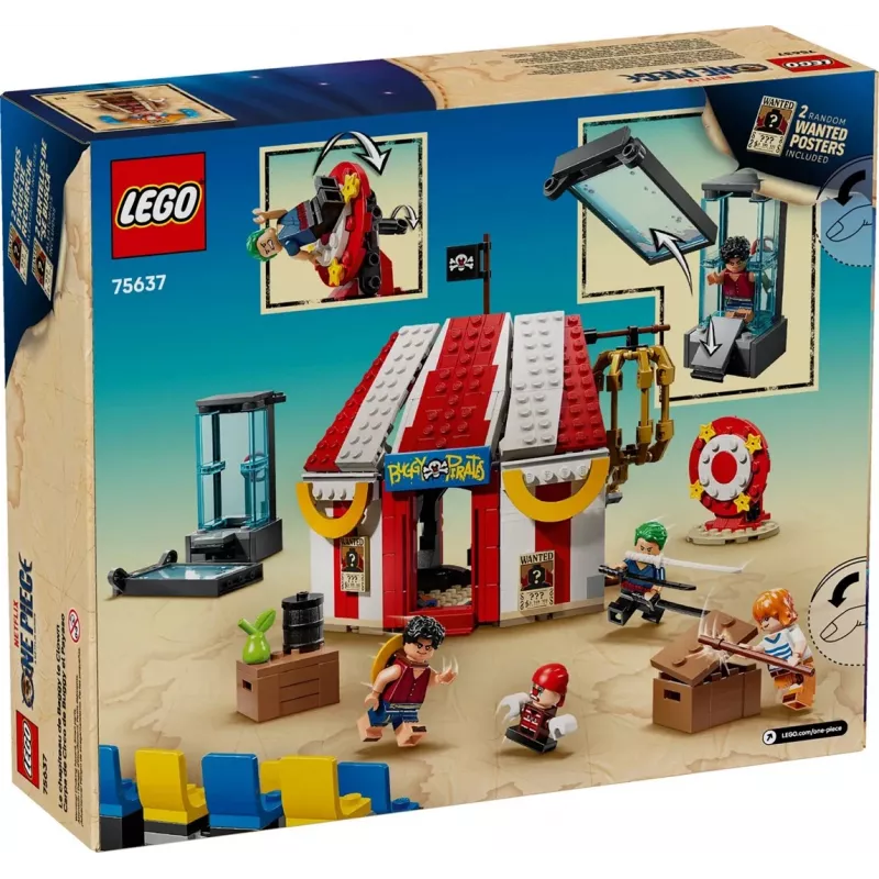 Set de juego LEGO Bricks Buggy del payaso carpa de circo 75637 — 573 piezas, 4 minifiguras, edad 8+