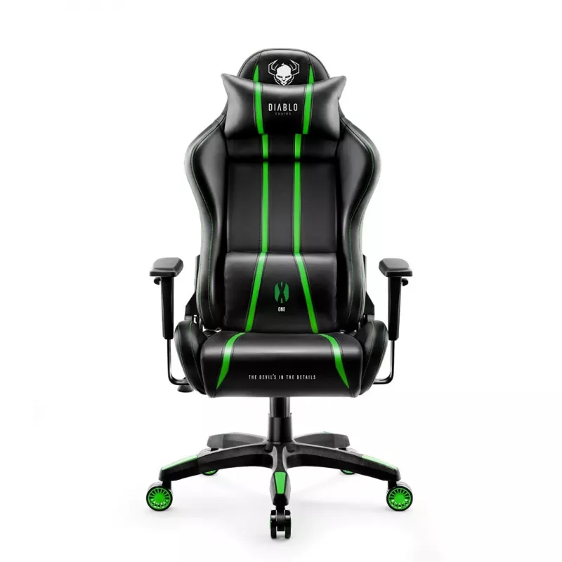 Silla gaming Diablo X-One 2.0 Normal Size negra, verde