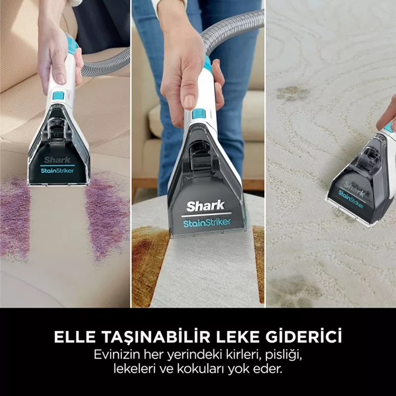 Sharkclean PX200EUT limpiador de alfombras de mano limpieza profunda/ligera blanco