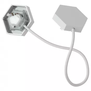 Conector de iluminación Nanoleaf Flex — blanco, cable de 0,24 m, pack de 3