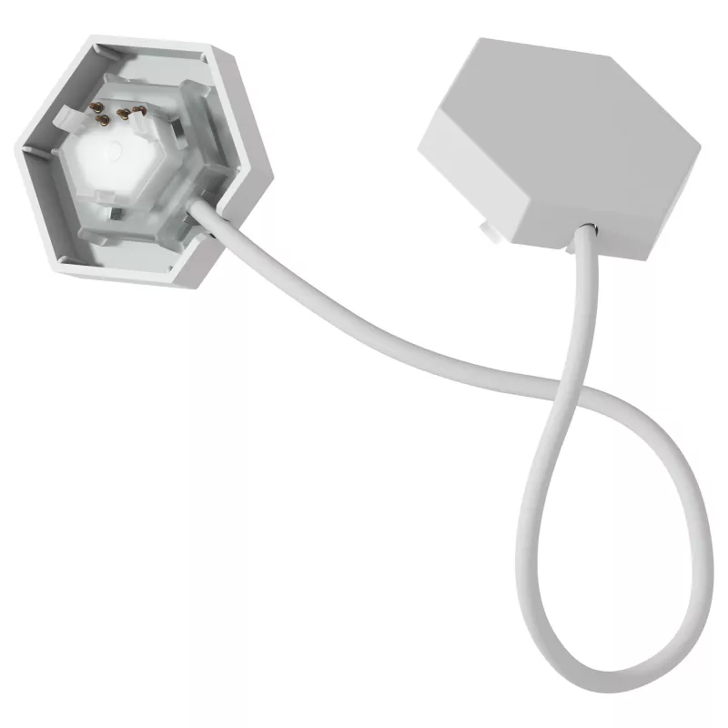 Conector de iluminación Nanoleaf Flex — blanco, cable de 0,24 m, pack de 3
