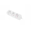Alargador LANBERG PS0-03E-0300-W 3M Blanco 3X 230V DE COBRE PURO