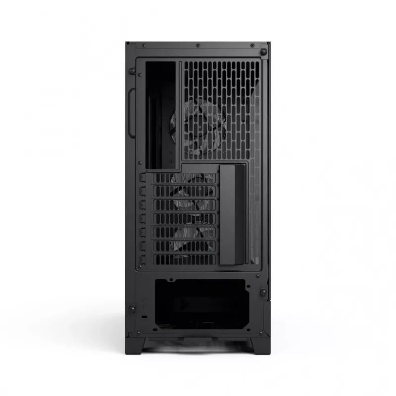 Caja de PC semitorre Fractal Design Pop 2 Air negra sólida — compatible con ATX, 3 ventiladores frontales de 120 mm, bahías de 2,5/3,5