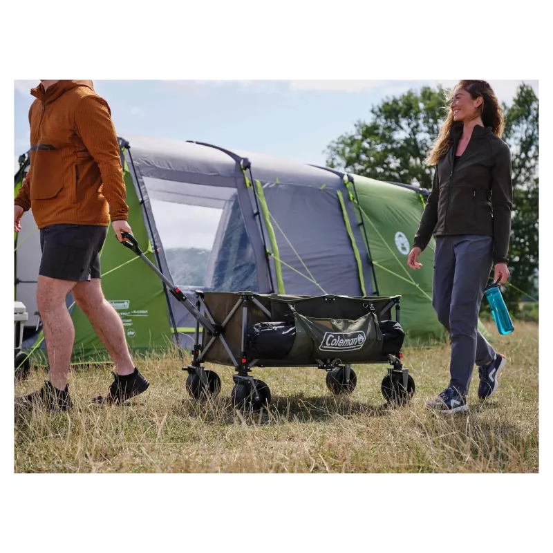 Carro de camping COLEMAN 2226531 — 132 L, funda de poliéster, estructura de acero, 1160×600 mm