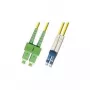 Microconnect FIB841010 Cable InfiniBand/fibra óptica 10 m SC LC amarillo