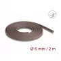 Funda para cable DeLOCK 20897 marrón poliéster 6mm