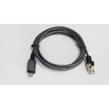 Cable de red AKTBXKS6USBC30B RJ-45 Cable USB-C Cat.6 3m negro