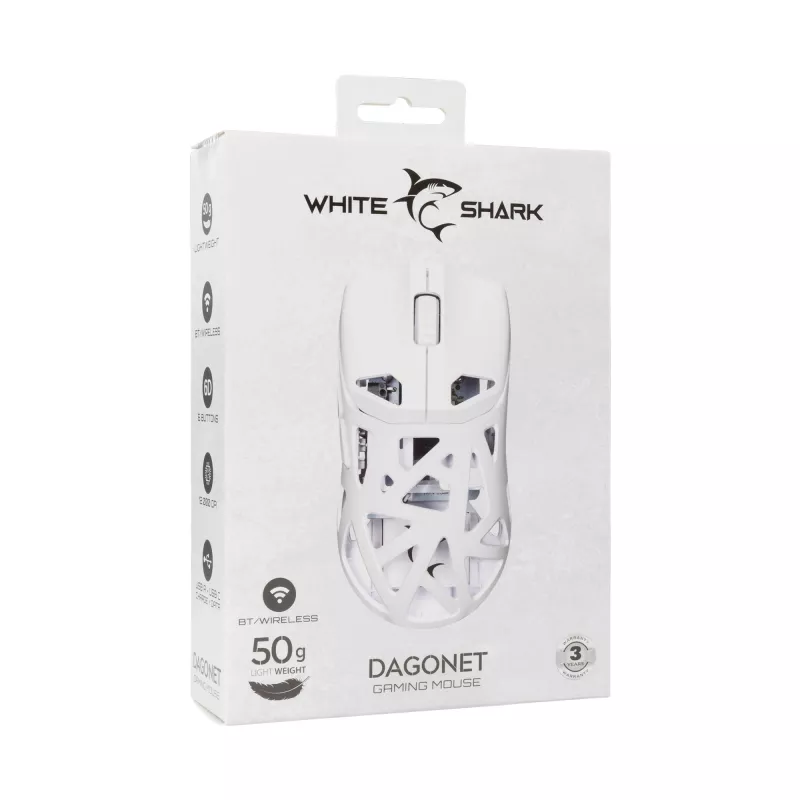 Ratón White Shark GM-5019 Dagonet Wireless