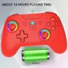 Mando inalámbrico LED Subsonic rojo para Switch