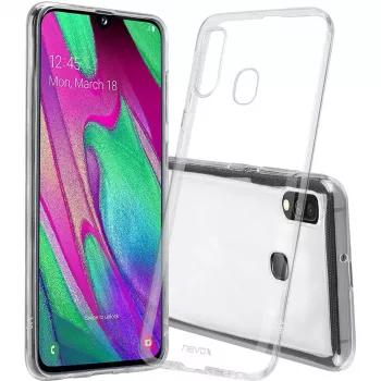 StyleShell Flex, funda de móvil transparente, Samsung Galaxy A41