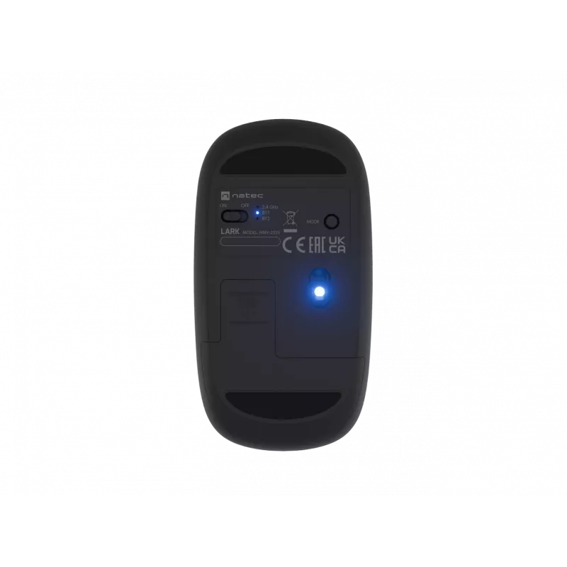 Ratón Natec | Lark | Inalámbrico | 2,4 GHz, Bluetooth | Antracita