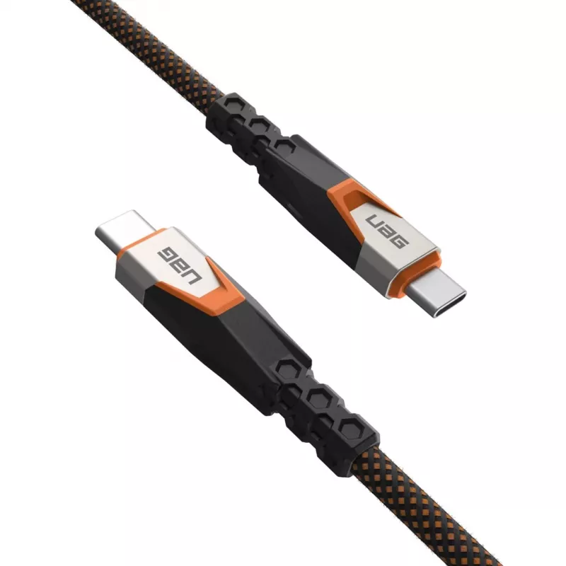 Cable USB-C a USB-C C2G 9B4415114097 USB 3.2 Gen 2x2 0,75 m – negro/naranja