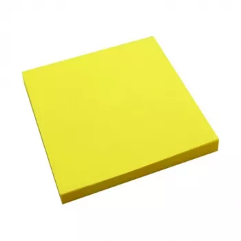 Notas adhesivas Forpus, neón, 75 x 75 mm, amarillo (1 x 80)