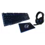 Teclado y ratón Rebeltec SHERMAN Gaming USB QZERTY Inglés Negro