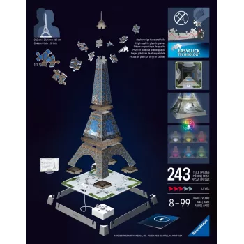 Puzle 3D Torre Eiffel