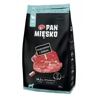PAN MIĘSKO cerdo con jabalí (adulto) snacks crujientes XL - pienso seco para perros - 20 kg