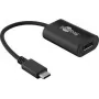 Adaptador de interfaz de cable Goobay 38530 USB-C DisplayPort negro (38530)