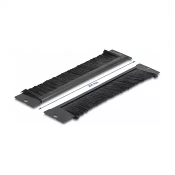 Perfil de cepillo DeLOCK 66293 universal 350 x 55 mm negro