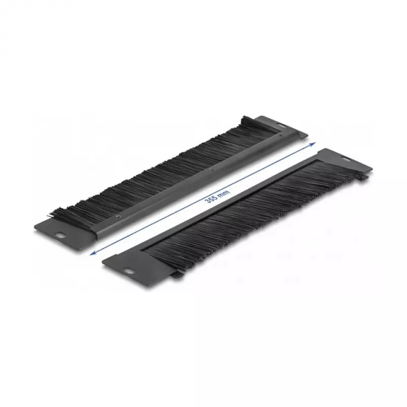 Perfil de cepillo DeLOCK 66293 universal 350 x 55 mm negro