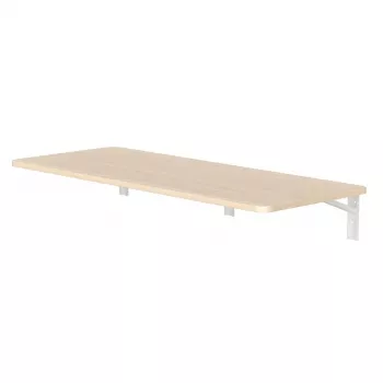 Estante plegable de pared MACLEAN MC-128 WD 100×40 cm efecto madera