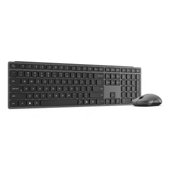 Set inalámbrico de teclado y ratón Lenovo 700 Modern Multi-Device – distribución inglés US, Bluetooth, gris Luna