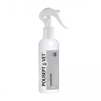 Spray antiséptico JM Sante Polisept Vet Silver Pro 200 ml — spray veterinario para heridas y piel de animales