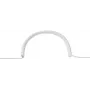 BACHMANN cable espiral 0,4m-1,6m blanco 0,2m recto, H05VV-F 3G1,5mm², parcialmente pelado AEH (BM0010713)