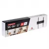 MACLEAN BRACKETS MC-862 soporte de TV original extra estable ajustable fácil montaje 26-55 40kg universal negro máx Vesa 400x400