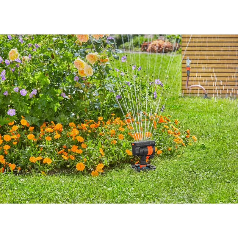Aspersor de césped circular Gardena 8272-20 plástico negro