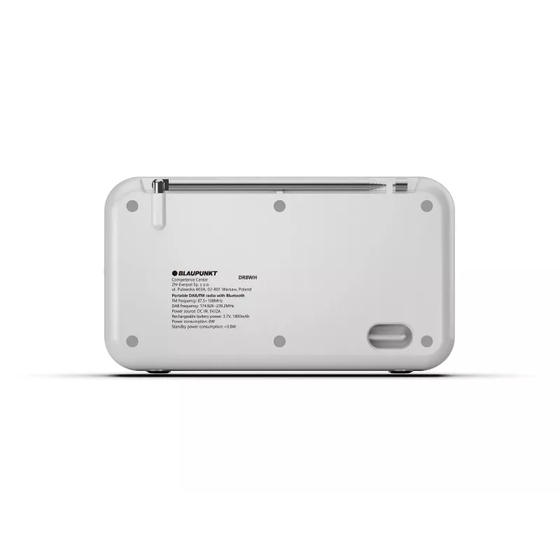 Radio portátil Blaupunkt DR8WH blanca