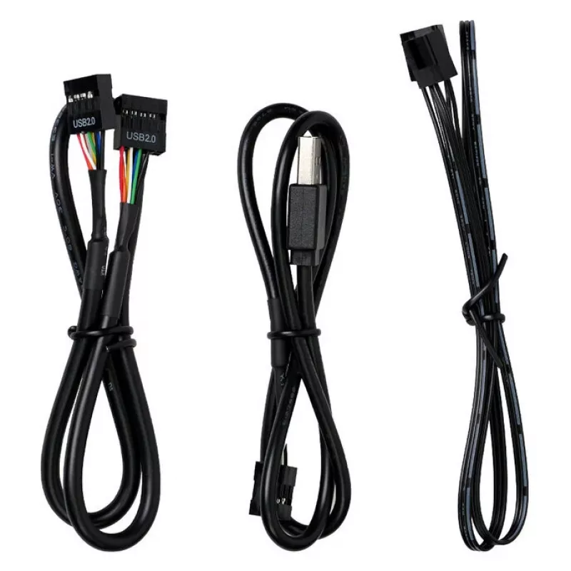 Hub USB y PWM Lian Li EDGE HUB EG-HUB01B — 4× USB, 6× conexiones PWM para ventiladores