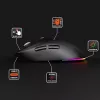 Ratón inalámbrico MEDIA-TECH MT1124 BT/RF Silent & Recharge — ambidiestro, 3200 DPI, Bluetooth + 2,4 GHz USB, 6 botones, recargable