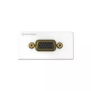 Kindermann 7456000501 toma VGA blanca (7456000501)