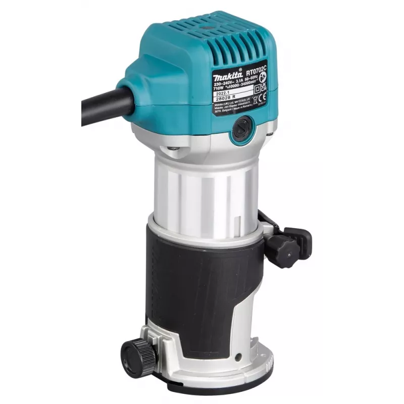 Fresadora y recortadora eléctrica 710W Makita RT0702C