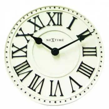 Reloj NeXtime 5187wi London Table, Ø16 cm, pared, blanco/negro+B32