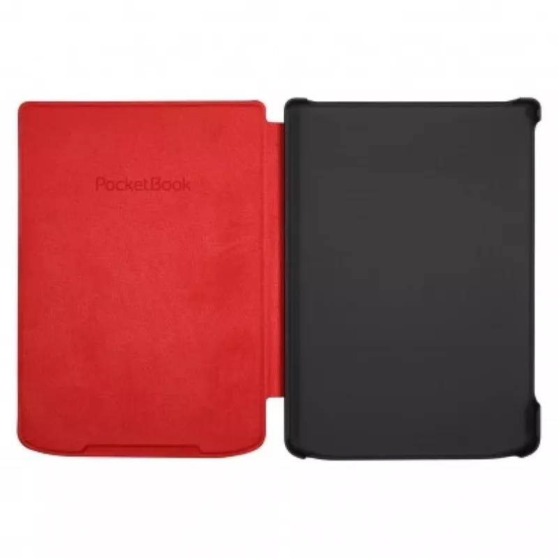 PocketBook H-S-634-R-WW Shell funda para Verse / Verse Pro de 15,2 cm (6 pulgadas), microfibra/PU, roja