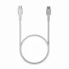 Cable USB-C-USB-C PowerStream 100W trenzado 1,2m blanco
