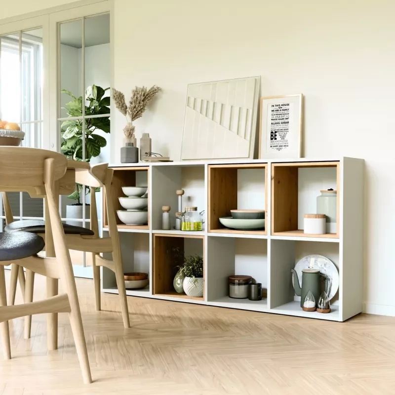 Topeshop MALAX 2X4 BIEL estantería para salón