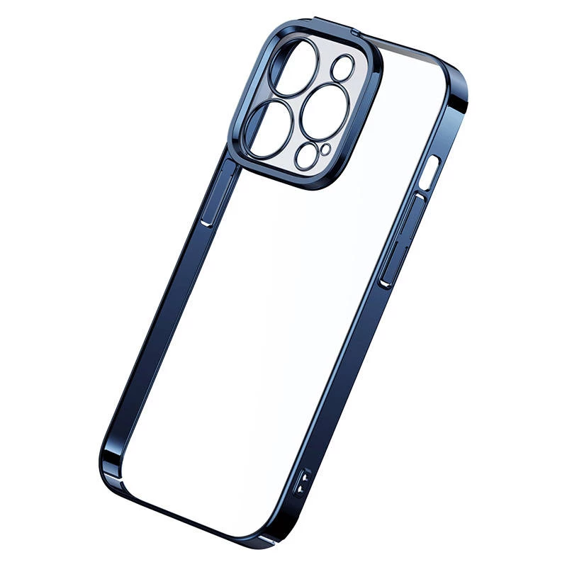 Funda protectora Baseus para iPhone 14 Pro – azul brillante transparente