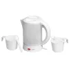 Hervidor eléctrico LAFE LAFCZA45865, acero inoxidable, 0,6 L, 600 W, gris claro, tapa con cierre abatible
