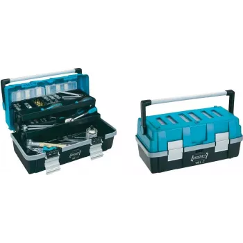 HAZET 190L-2 - caja de herramientas - plástico - Negro - Azul - bisagra - 250 mm - 470 mm