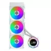 Refrigeración líquida AiO Lian Li Hydroshift II LCD 360CL ARGB blanca