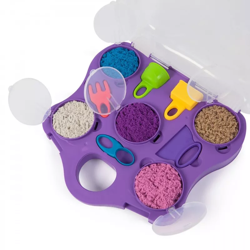 Kinetic Sand Castle Case - verde lima