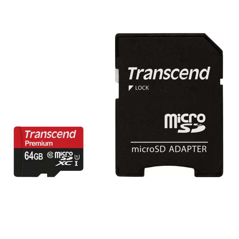 Memoria flash Transcend 64 GB MicroSDXC UHS-I TS64GUSDU1