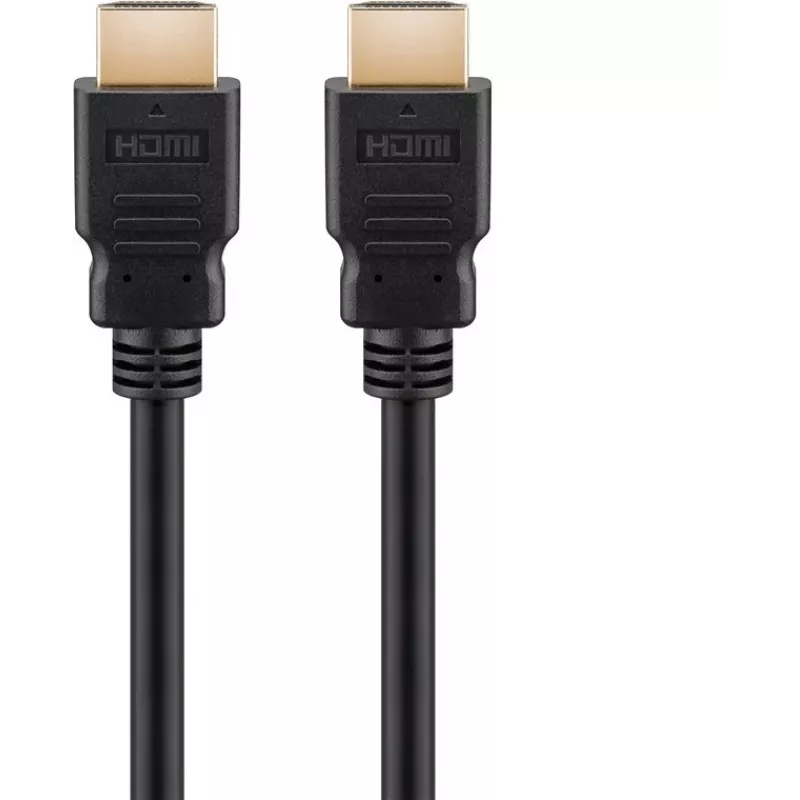 Goobay 61161 - 5 m - HDMI Type-A (estándar) - HDMI Type-A (estándar) - 10,2 Gbit/s - Audio Return Channel (ARC) - Negro (61161)