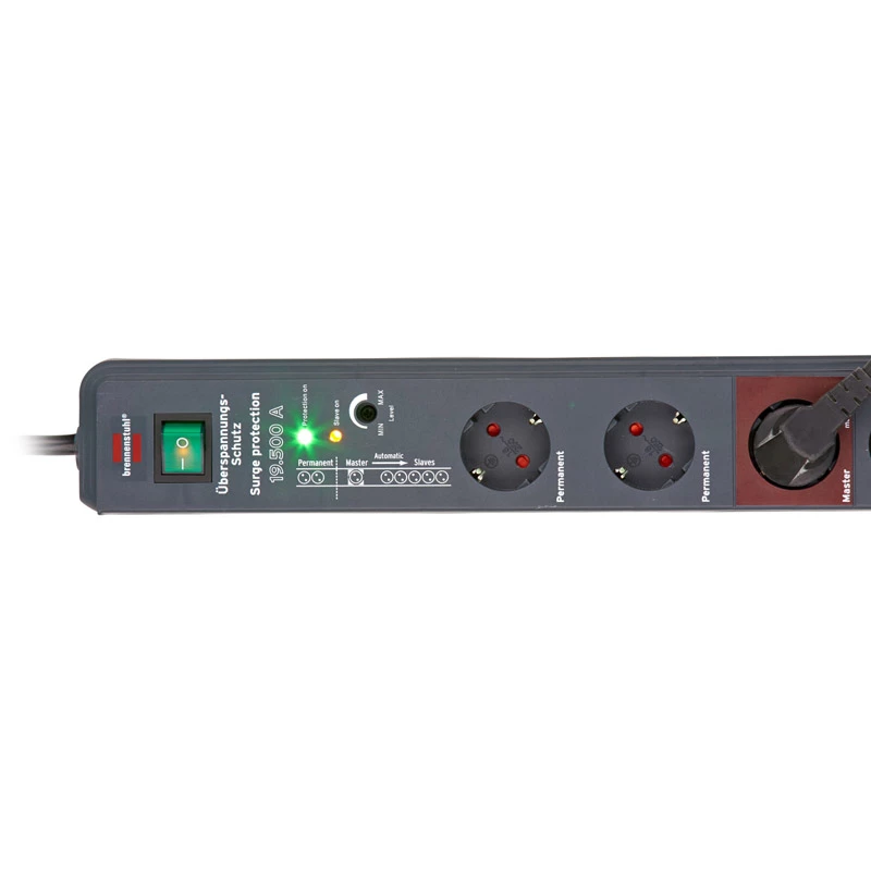 Brennenstuhl 1159490936 Alargador 3 m 8 toma(s) de corriente AC antracita