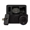 White Shark DSM-06 Tassa Micrófono de solapa inalámbrico, USB-C, negro