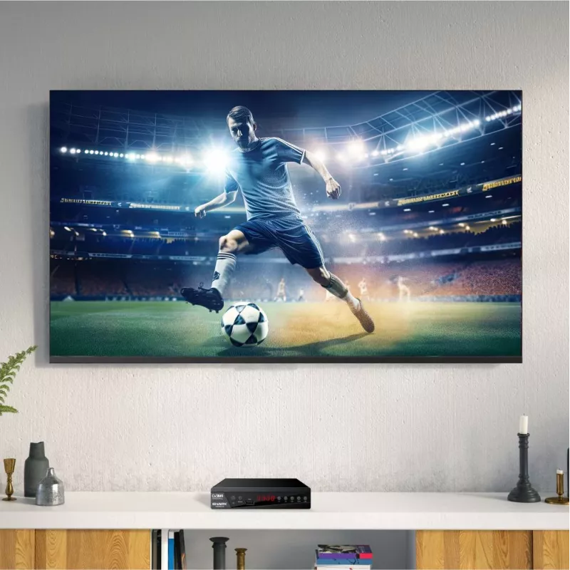 Sintonizador de TV digital MANTA DVBT005-SH DVB-T/T2 compatible con HEVC